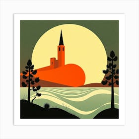 Swedish Landscape Art Print