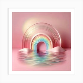 Rainbow In The Water Art Print