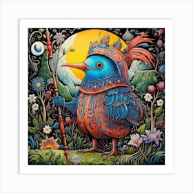 King Bird Art Print