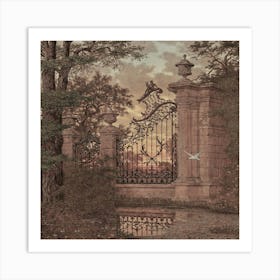 Gate To The Garden Art Print