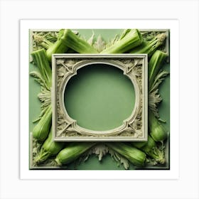 Frame Of Celery Art Print