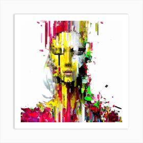 Glitch two Art Print