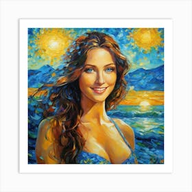 Beautiful Girl USC Art Print