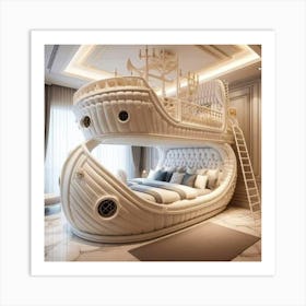 Ship Bed Art Print