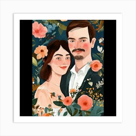 Wedding Portrait Art Print