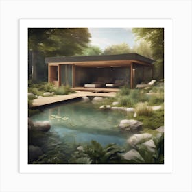 House In The Woods 1 Art Print