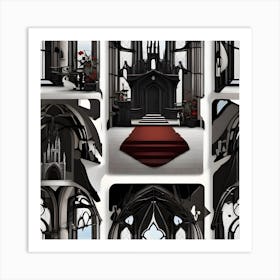 Gothic Castle 1 Art Print