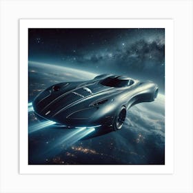 Futuristic Car 4 Art Print