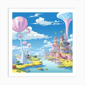 Fairytale Castle 1 Art Print