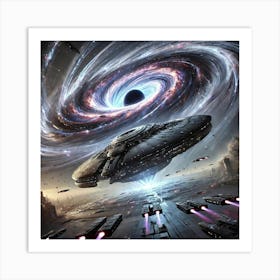 Cosmic Leviathan Gravitational Pull Art Print