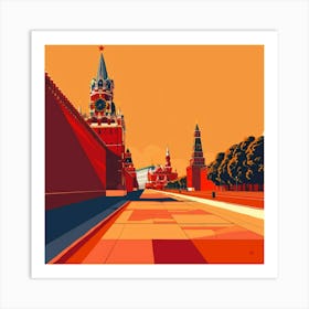 Red Square Moscow Kremlin 2 Art Print