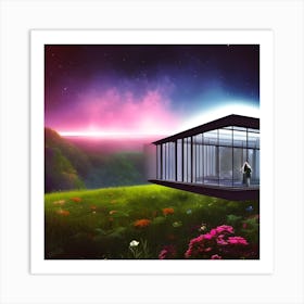 House In The Sky Art Print