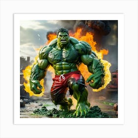 Incredible Hulk 2 Art Print