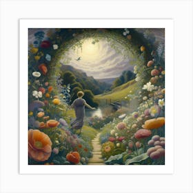 Gardener'S Path Art Print