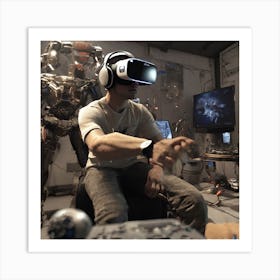 Vr Headset 24 Art Print