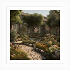 Default Default Vintage Gardens For Defferent Seasons Aestethi 0 (2) Art Print