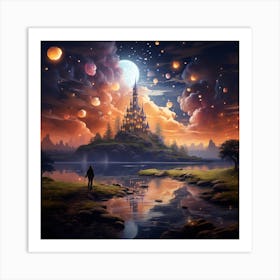 Castle In The Sky Art Print