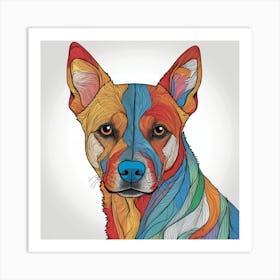 Australian Cattle Dog Art Print