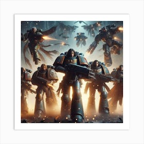 Space Marines 6 Art Print