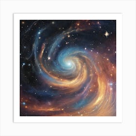 Spiral Galaxy 18 Art Print