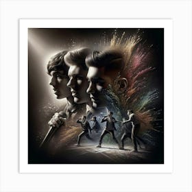 Boy Band Art Print