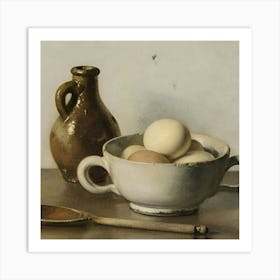 Eggs In A Bowl Art Print