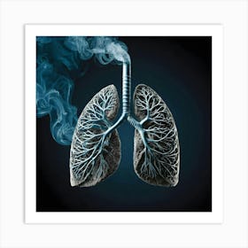 Lungs Stock Videos & Royalty-Free Footage 26 Art Print