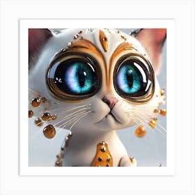 Kitty Cat Art Print