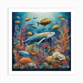 Under The Sea Painting Art Print