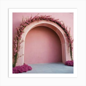 Pink Archway 10 Art Print