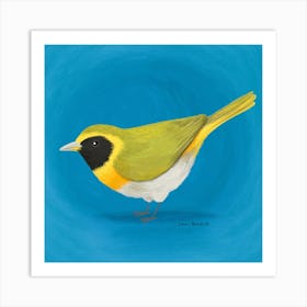 Guira Tanager Bird Art Print
