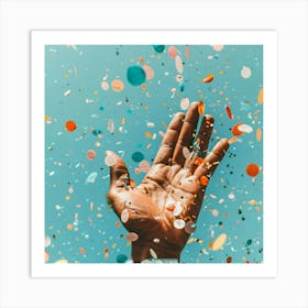 Confetti Falling From The Sky Art Print