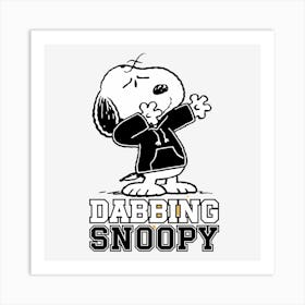 Dabbing Snoopy Series (4) Art Print