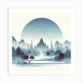 City In The Sky 1 Art Print