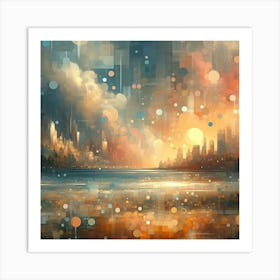 Abstract Horizons 27 Art Print