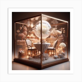 Glass Box Meeting Art Print