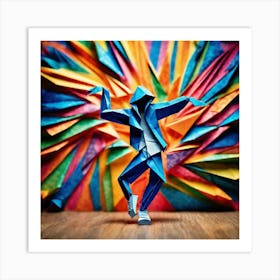 Origami Dancer 124 Art Print