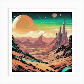 Alien Landscape 1 Art Print