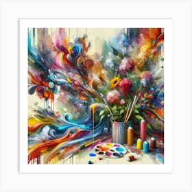 Abstract Painting 2 Art Print