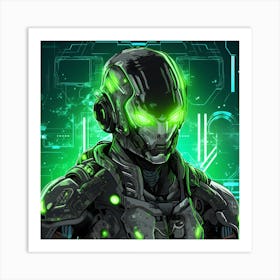 Halo Meka Art Print