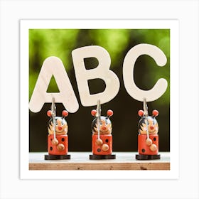 alphabet ABC Art Print