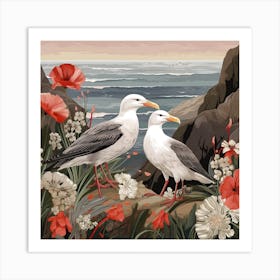 Bird In Nature Albatross 4 Art Print