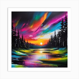 Aurora Borealis 66 Art Print