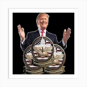 Trump'S Medals Art Print