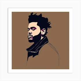 weeknd Art Print