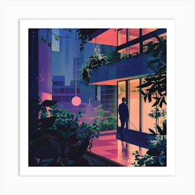 City At Night Art Print