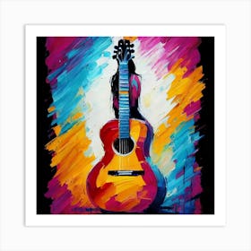 Acoustic Guitar 3 Art Print