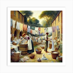 Laundry Day 5 Art Print