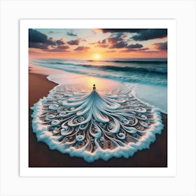 Sand Art Art Print