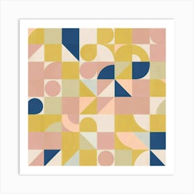 Abstract Geometric Pattern 29 Art Print